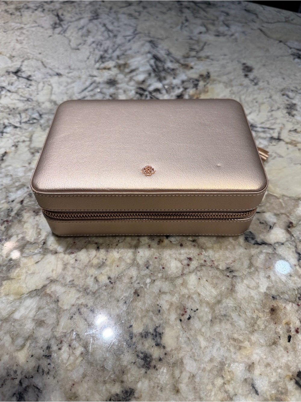Kendra Scott Rose Gold Jewelry Medium Travel Case